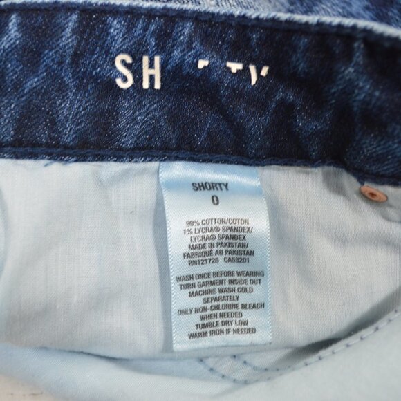 Aeropostale  Shorty Shorts Upcycled Size 0 - Picture 7 of 7